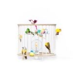 kids table lamp tripod desk playroom light nature woodland nursery kids room children whimsical birds