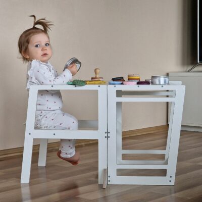 convertible table bench Learning tower helper tower kitchen tower STEP STOOL TODDLER kitchen stool